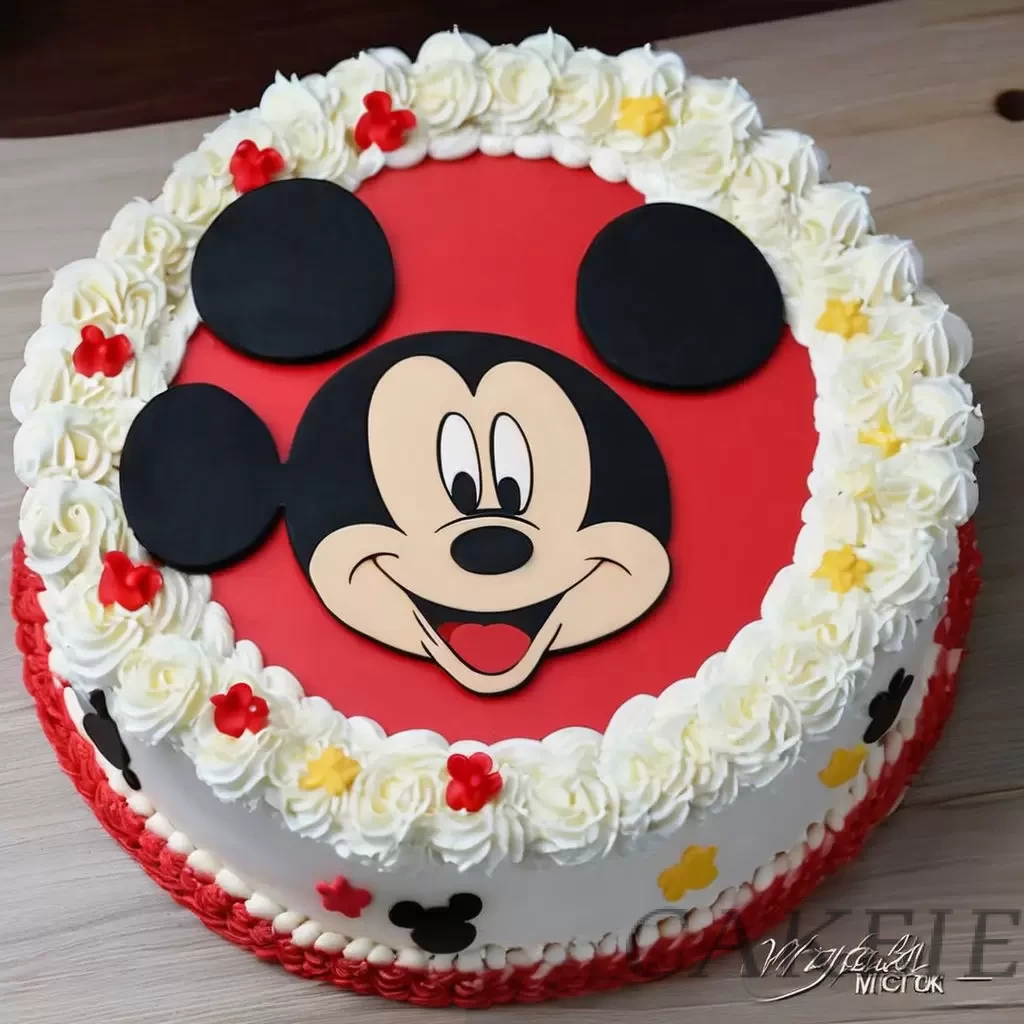 Mickey Mouse Blackforest Cake